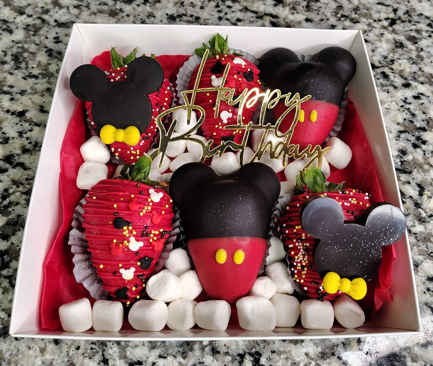 Mickey Mouse Themed Strawberries
