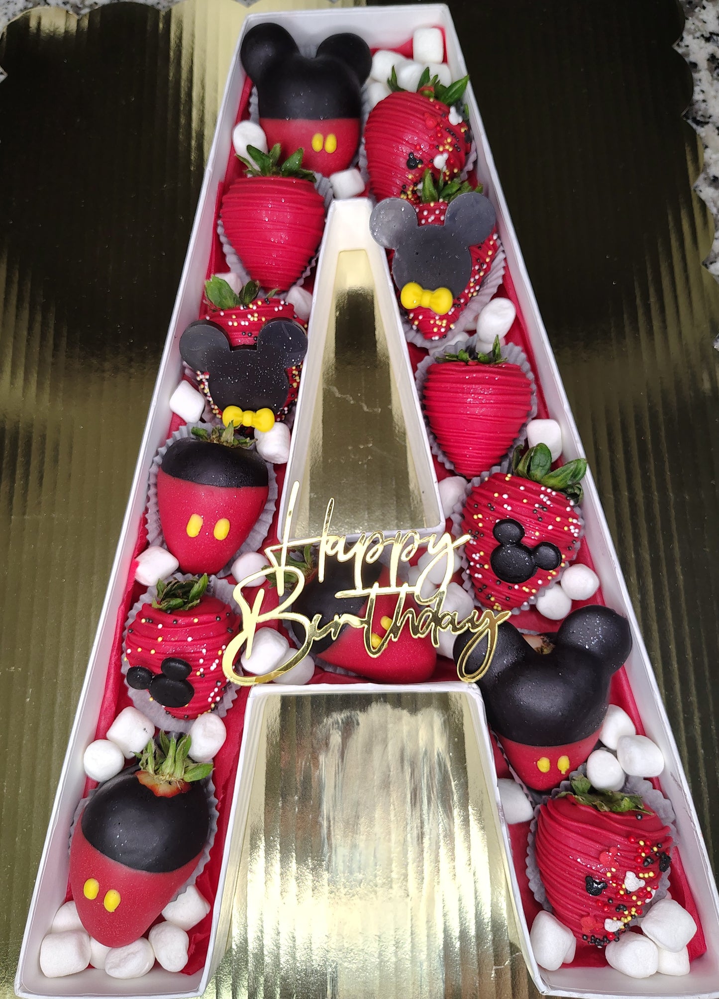 Mickey Mouse Themed Strawberries