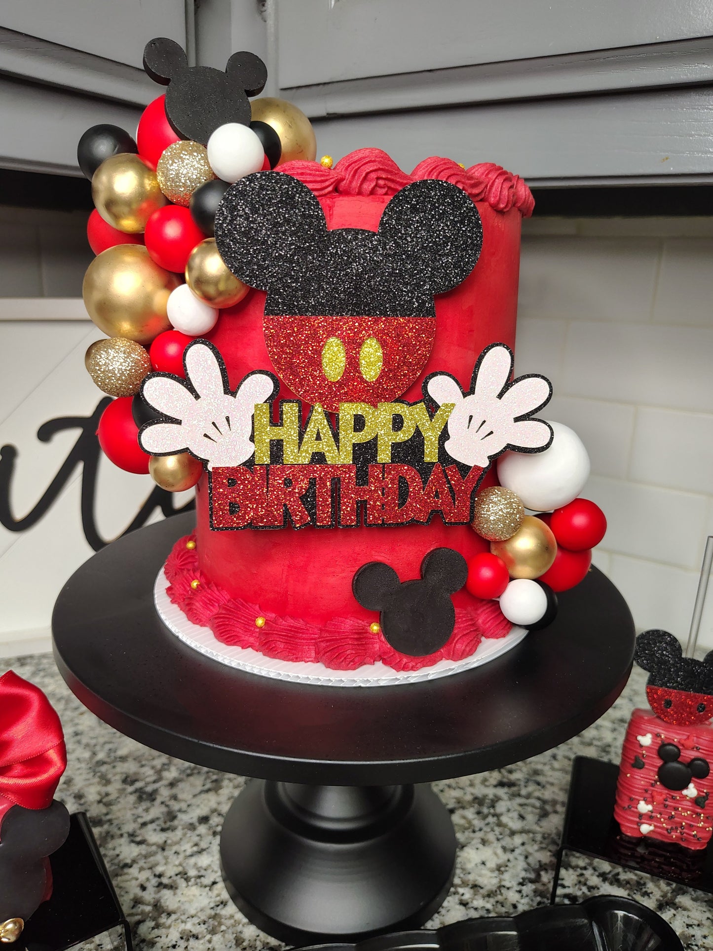 Mickey Mouse Themed Cake