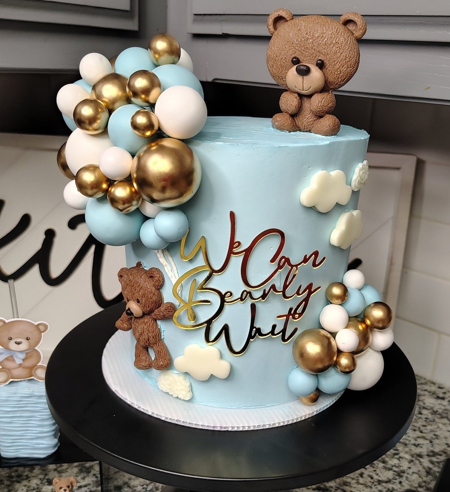 We Can Bearly Wait Cake