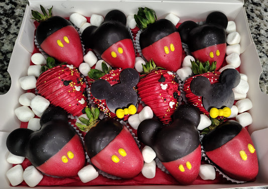 Mickey Mouse Themed Strawberries