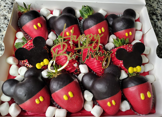 Mickey Mouse Themed Strawberries