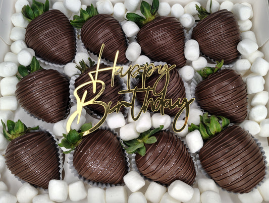 Chocolate Covered Strawberries with Classic Drizzle