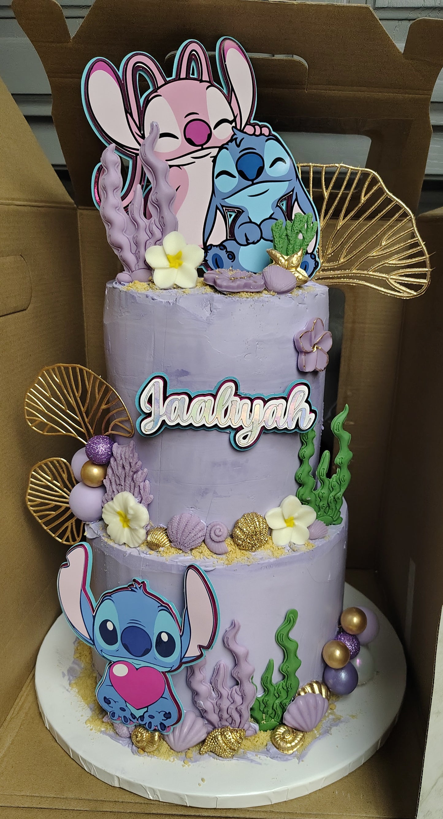 Two-Tier Custom Cake